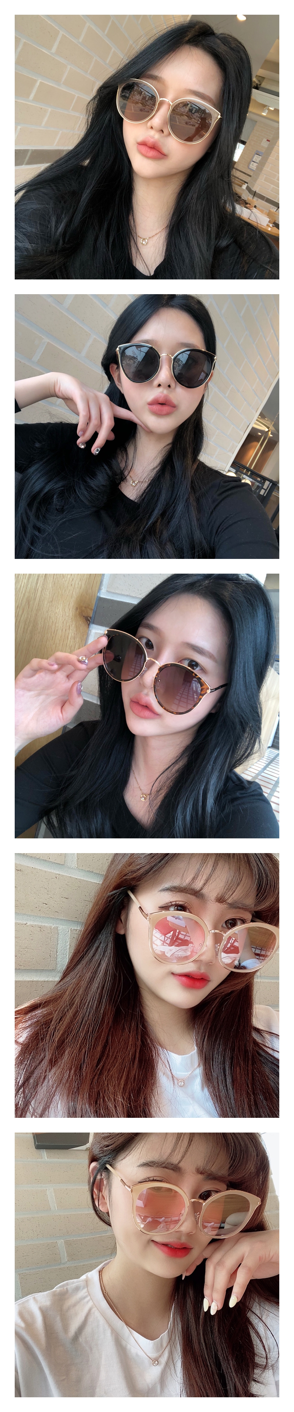 포멀 캣츠아이 골드 선글라스 (4color) 상세 이미지 2
